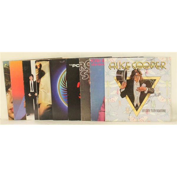 LOT OF CLASSIC ROCK VINYL RECORDS INCLUDING ALICE