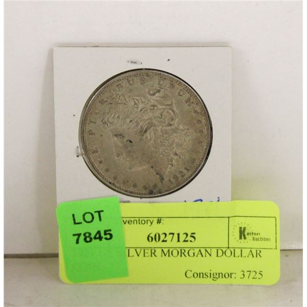 1921 US SILVER MORGAN DOLLAR COIN