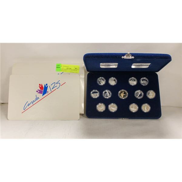 SILVER CANADA 125 PROVINCIAL QUARTER SET