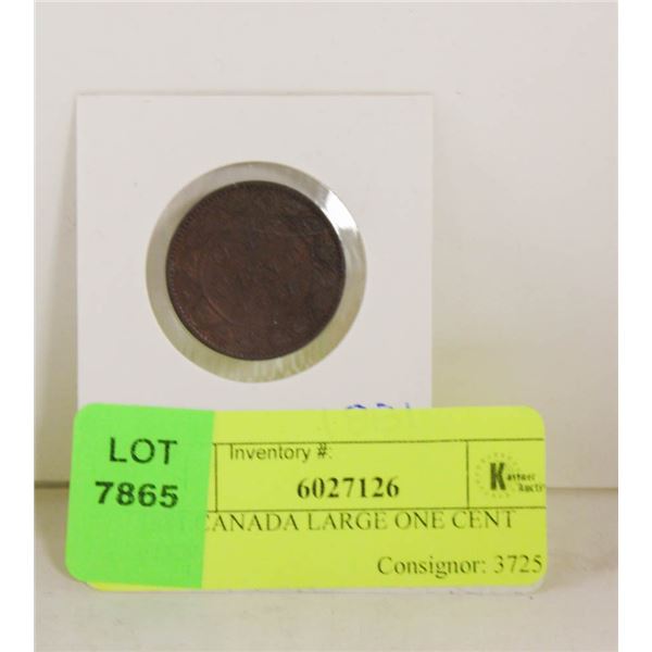 1881 CANADA LARGE ONE CENT COIN