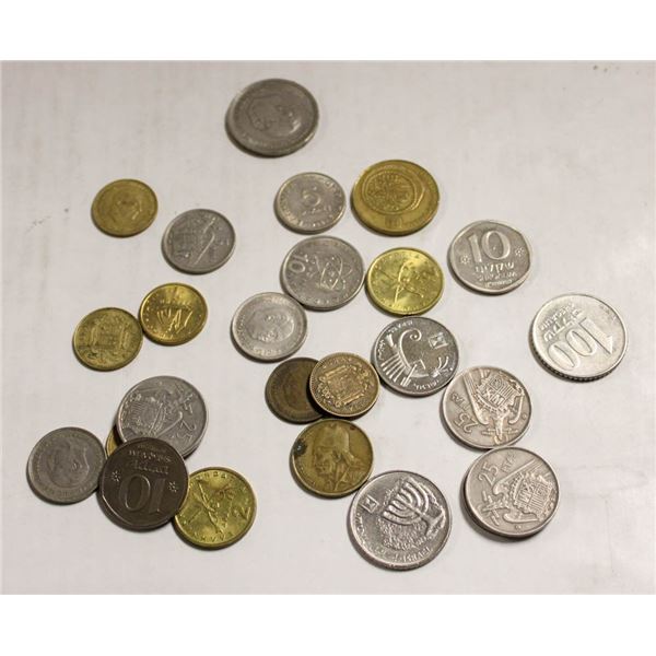 LOT ASSORTED WORLD COINS
