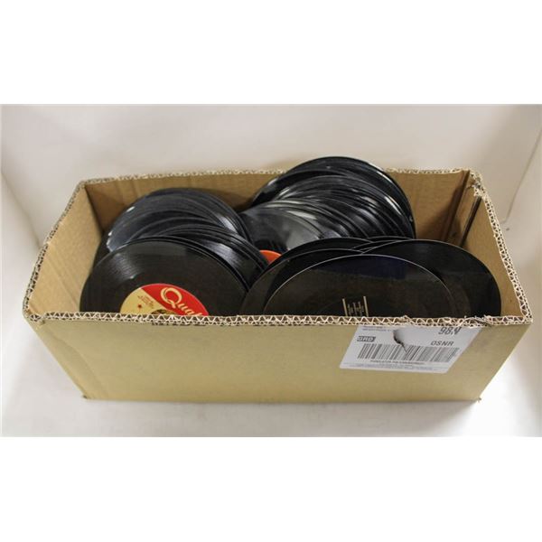 LARGE LOT OF BEATLES & ROCK 45 RPM RECORDS