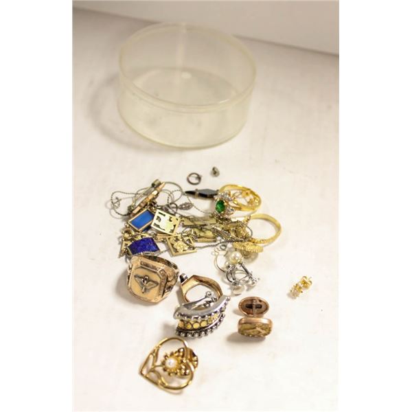 LOT ASSORTED SCRAP JEWELLERY