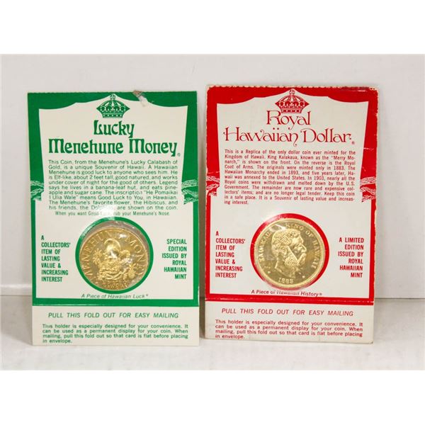 VINTAGE HAWAIIAN MINT COINS UNCIRC