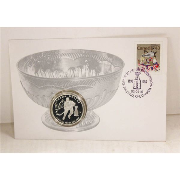 1993 SILVER CANADA STANLEY CUP DOLLAR SET
