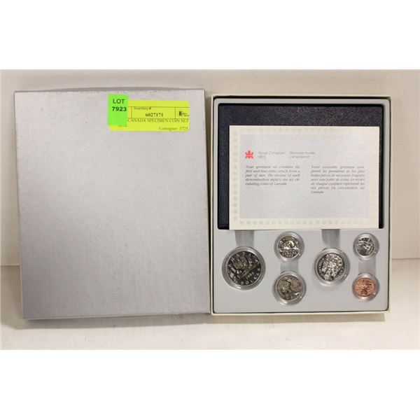 1986 CANADA SPECIMEN COIN SET W BOX