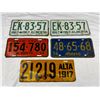 Image 1 : Vintage License Plates