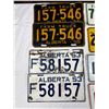 Image 2 : Vintage License Plate Pairs