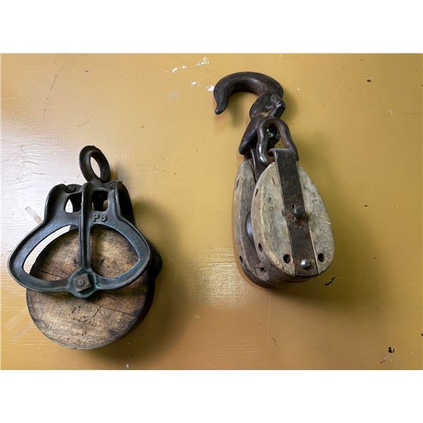 Vintage Pulleys
