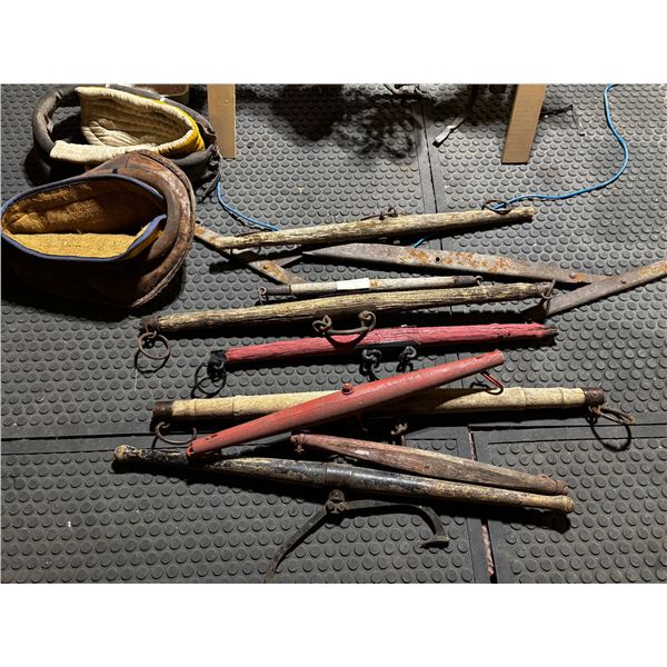 Vintage Yokes and Equestrian Tack
