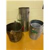 Image 1 : Vintage Pails and Buckets