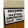 Image 1 : Brickwork by Hayter Construction Sign