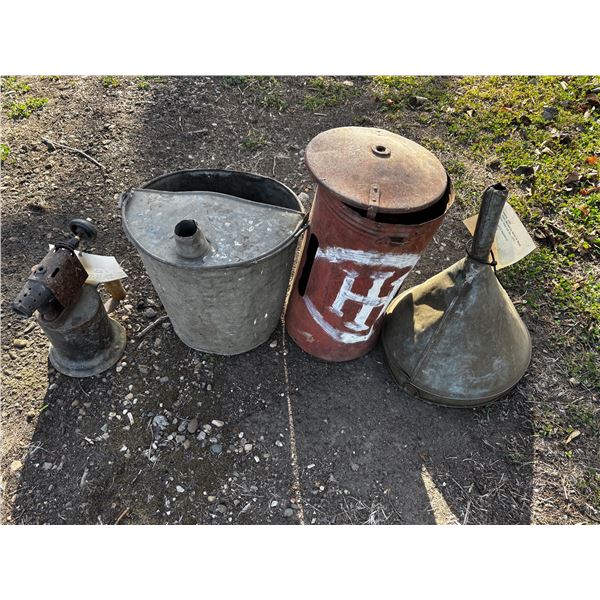 Various Tin Items