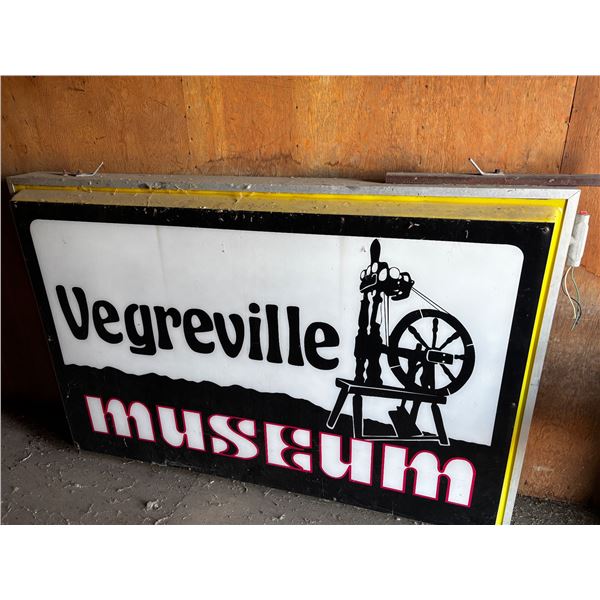 Vegreville Museum Sign - Double Sided