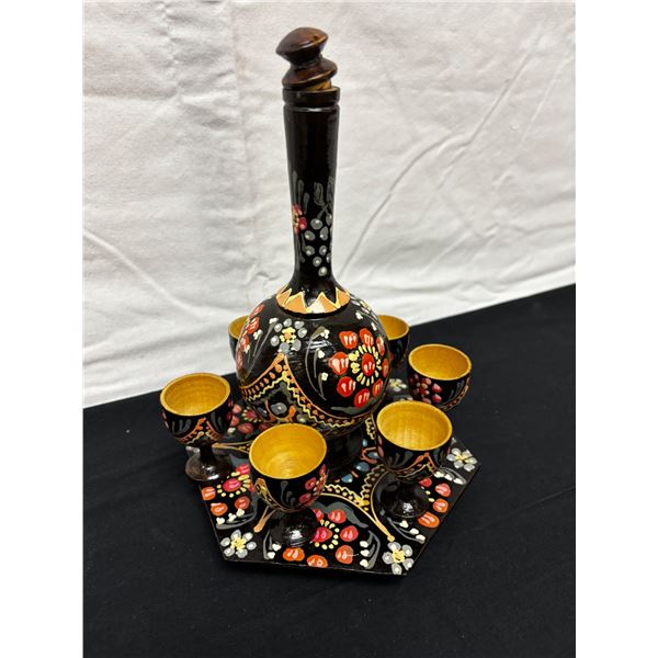 Wooden Decanter Set