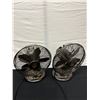 Image 1 : 2 Metal Garrison Fans