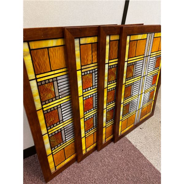 Faux Stained Glass Panes