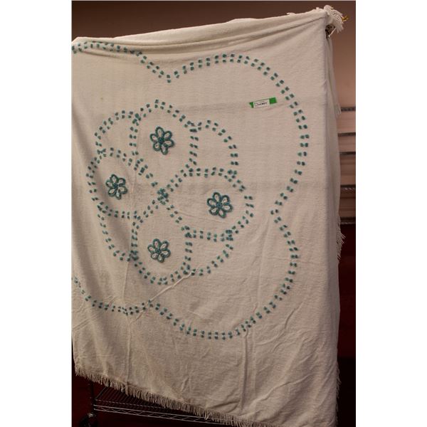 Chenille Bedspread Approx. Queen Size