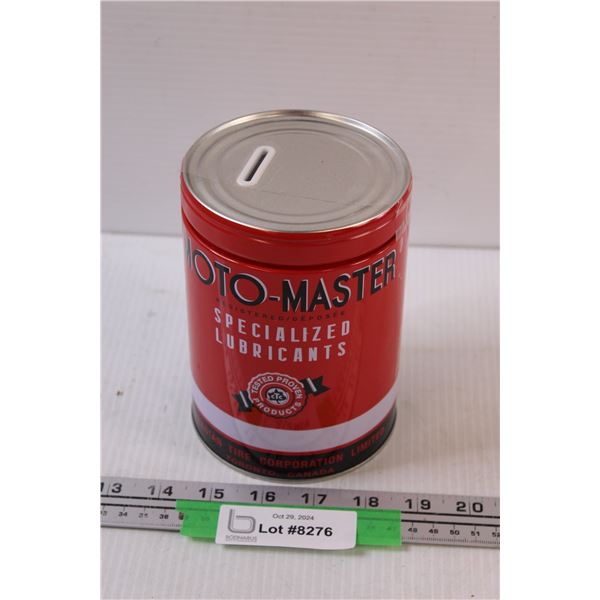 Moto-Master Coin Bank w/ Assorted Coins