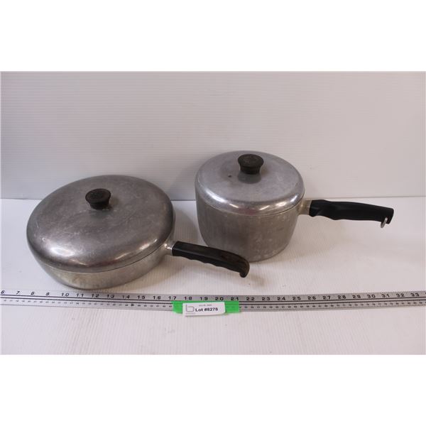 Wear-Ever Aluminum Pot & Pan w/ Lid