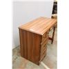 Image 2 : * Palliser Wood Four Drawer Desk - 39" x 30" x 21" - Some Wear, as Pictured