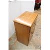 Image 3 : * Four Drawer Tallboy Dresser - 27" x 17" x 36" - Some Wear as Pictured