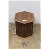 Image 1 : * Hexagonal End Table w/Drawers - 23" x 20" - Some Wear