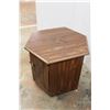 Image 3 : * Hexagonal End Table w/Drawers - 23" x 20" - Some Wear