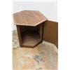 Image 4 : * Hexagonal End Table w/Drawers - 23" x 20" - Some Wear