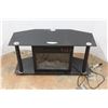 Image 1 : * Electric Fireplace TV Stand - 40" x 16" x 20" - Powers On, as is