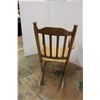 Image 4 : * Wood & Rattan Rocker - Some Wear
