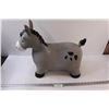 Image 1 : Waddle Brand Rubber Inflatable Kids Toy - Donkey - 18" x 21"
