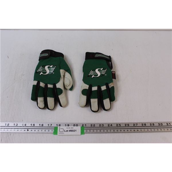 Saskatchewan Roughriders Watson Work Gloves - Size Large Approx