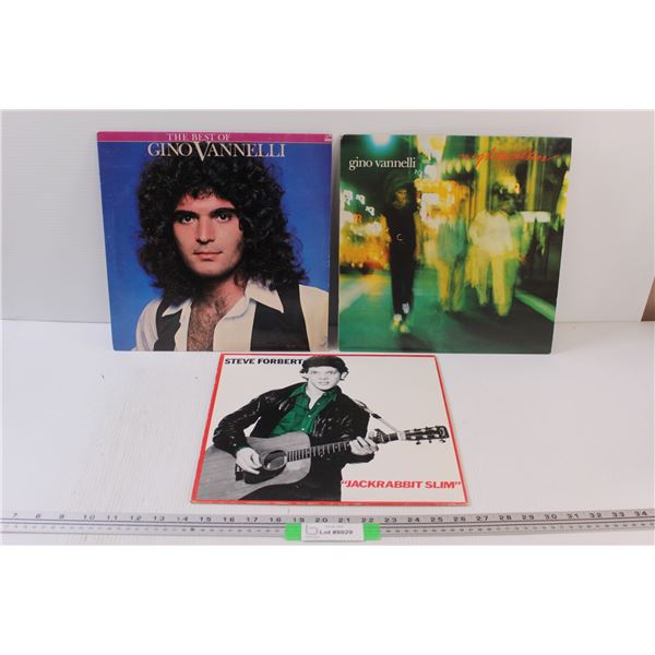 (3) Records: Gino Vannelli & Steve Forbert