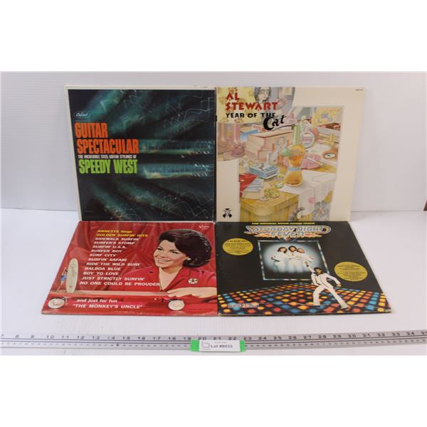 (4) Records: Speedy West, Al Stewart, Saturday Night Fever, Annette