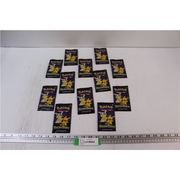 (12) Pokemon Trick or Trade Trading Cards - NIB, Sealed