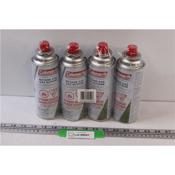 (4) Coleman Butane Gas - NIB