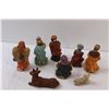 Image 4 : 8-Piece Ceramic Nativity Scene