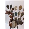 Image 2 : Metal Swinging Peacock Ornament - 22.5" x 24"