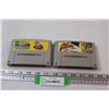 Image 1 : Japanese Super Nintendo Cartridges: Super Mario Kart & Bomber-Man