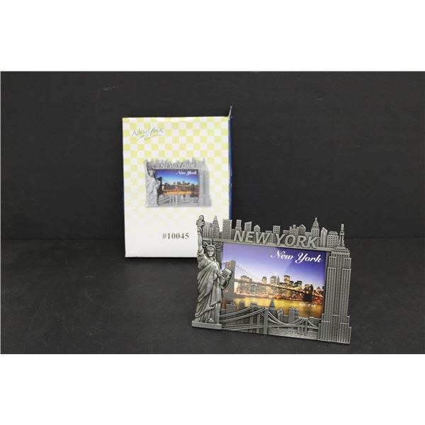 Metal New York City Decorative Picture Frame w/ Box