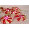 Image 2 : (2) Sets of 5 Christmas Mint Candy Lights w/ Stakes