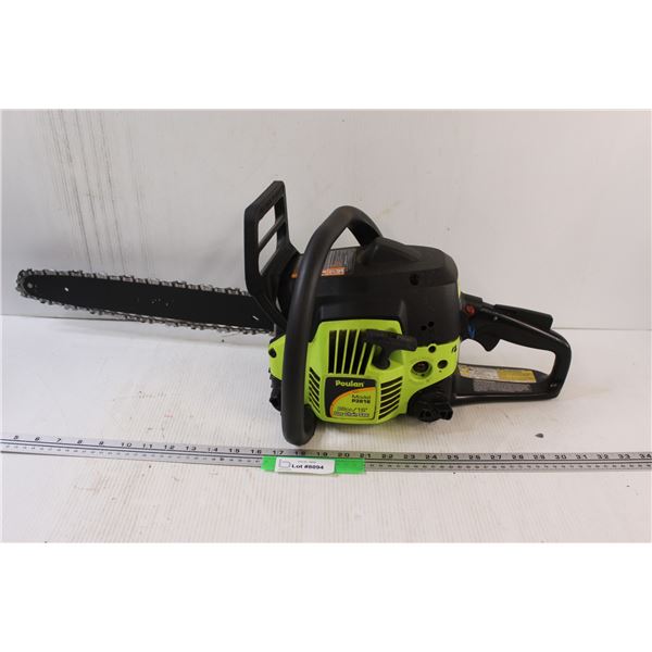 Poulan Gas Chainsaw Model: P3816 38 cc w/ 16" Blade - As Is