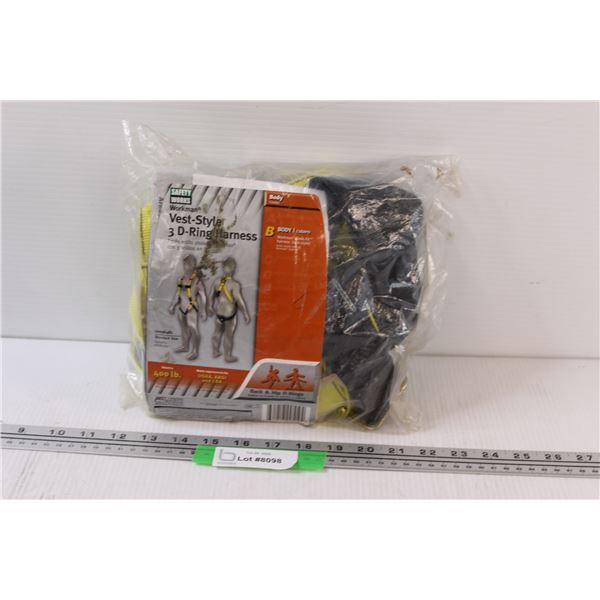 Safety Works Vest Style 3-D Ring Harness - Sealed