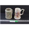 Image 1 : (2) Small Stoneware Beer Steins Including "Princess Diana"