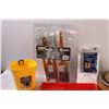 Image 2 : Electronic Insect Killer, Assorted Paint Brushes & Sticks, (2) Paint Trays, Plastic Drop Sheet, Misc
