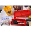 Image 5 : Electronic Insect Killer, Assorted Paint Brushes & Sticks, (2) Paint Trays, Plastic Drop Sheet, Misc