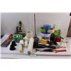 Image 1 : (2) Frog Tape, Assorted Paint Rollers & Scrapers, (5) Rolls of Masking Tape, Easi-Fil, Misc.