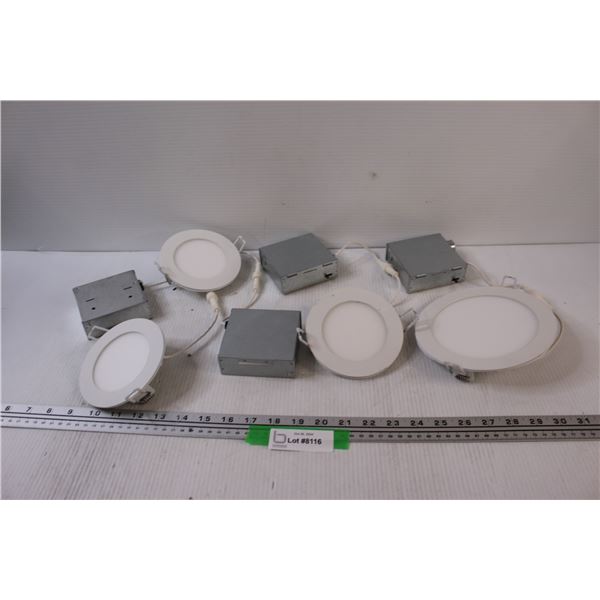 (3) LED Recessed Downlight 4.5" & LED Recessed Downlight 6.5"