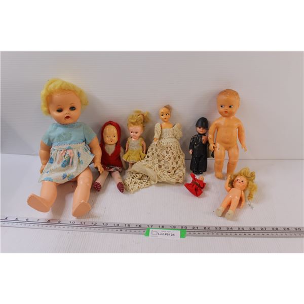 (8) Vintage Reliable Dolls
